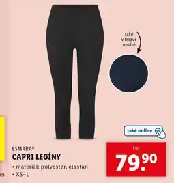 Lidl Capri legíny nabídka