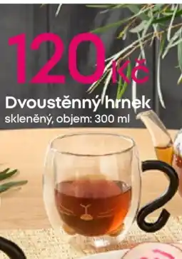 Pepco Dvoustěnný hrnek skleněný, objem: nabídka