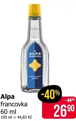 Teta Alpa francovka nabídka