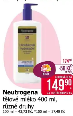 Teta Neutrogena nabídka
