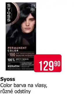 Teta Syoss Color barva na vlasy, různé odstíny nabídka