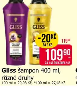Teta Gliss šampon , různé druhy nabídka
