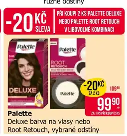 Teta Palette nabídka
