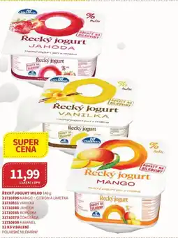 Kubík potraviny Řecký jogurt Milko nabídka
