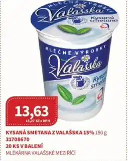Kubík potraviny Kysaná smetana z valašska 15% nabídka