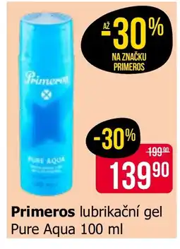 Teta Primeros lubrikační gel Pure Aqua nabídka