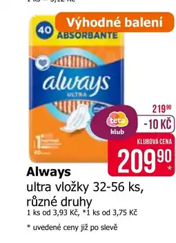 Teta Always nabídka