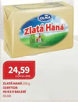 Kubík potraviny OLMA Zlatá Haná nabídka