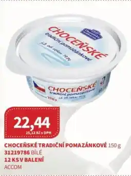 Kubík potraviny Choceňské tradiční pomazánkové nabídka