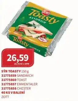 Kubík potraviny Sýr toasty nabídka