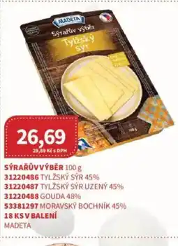 Kubík potraviny MADETA Sýrařův výběr nabídka