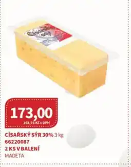 Kubík potraviny Císařský sýr 30% nabídka