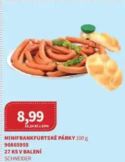 Kubík potraviny Minifrankfurtské párky nabídka