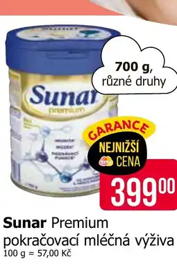 Teta Sunar Premium nabídka