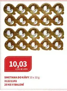 Kubík potraviny Smetana do kávy nabídka