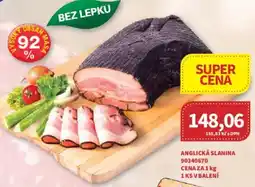Kubík potraviny Anglická slanina nabídka