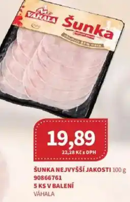 Kubík potraviny Šunka nejvyšší jakosti nabídka