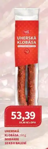 Kubík potraviny Uherská klobása nabídka