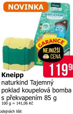 Teta Kneipp naturkind Tajemný poklad koupelová bomba s překvapením nabídka