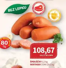 Kubík potraviny Špekáčky nabídka