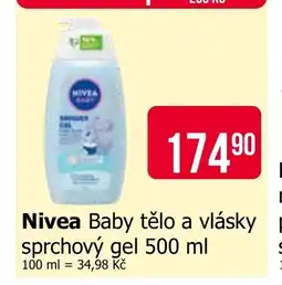 Teta Nivea Baby tělo a vlásky sprchový gel 500 ml nabídka