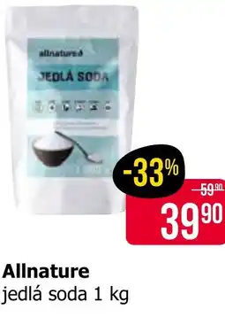 Teta Allnature jedlá soda nabídka