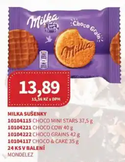 Kubík potraviny Milka sušenky nabídka