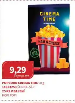 Kubík potraviny Popcorn Cinema time nabídka