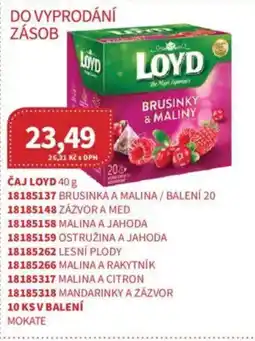 Kubík potraviny Čaj Loyd nabídka