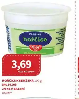 Kubík potraviny Hořčice kremžská nabídka