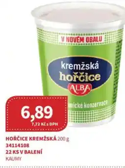 Kubík potraviny Hořčice kremžská nabídka