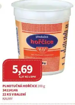 Kubík potraviny Plnotučná hořčice nabídka
