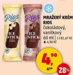 Penny Market MRAŽENÝ KRÉM RIOS čokoládový, 60 ml nabídka