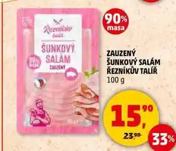 Penny Market ZAUZENÝ ŠUNKOVÝ SALÁM ŘEZNÍKŮV TALÍŘ, 100 g nabídka