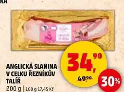 Penny Market ANGLICKÁ SLANINA V CELKU ŘEZNÍKŮV TALÍŘ, 200 g nabídka