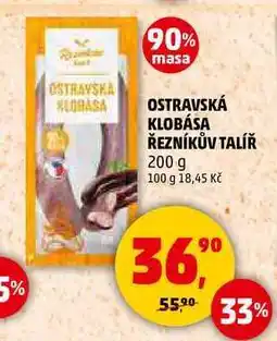 Penny Market OSTRAVSKÁ KLOBÁSA ŘEZNÍKŮV TALÍŘ, 200 g nabídka