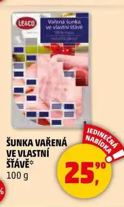Penny Market LE&CO ŠUNKA VAŘENÁ VE VLASTNÍ ŠŤÁVĚ, 100 g nabídka