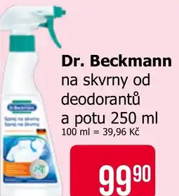 Teta Dr. Beckmann na skvrny od deodorantů nabídka