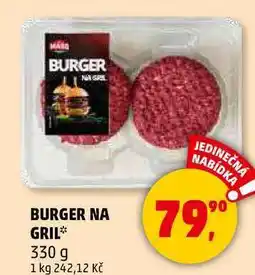 Penny Market BURGER BURGER NA GRIL, 330 g nabídka