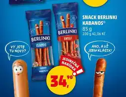 Penny Market SNACK BERLINKI KABANOS, 85 g nabídka