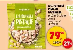 Penny Market KALIFORNSKE PISTÁCIE NATURALIA Ex pražené solené, 250 g nabídka