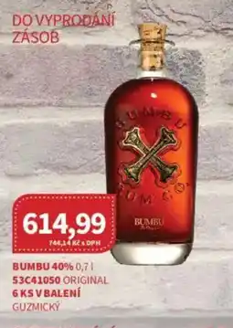 Kubík potraviny Bumbu 40% nabídka
