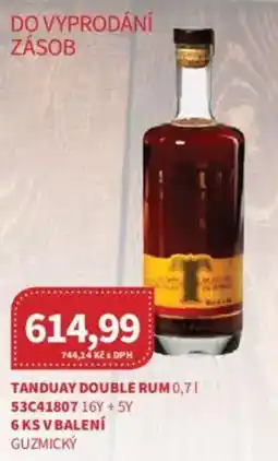 Kubík potraviny Tanduay double rum nabídka