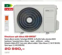Uni Hobby Klimatizace split dělená ACH-09FCB2¹ nabídka