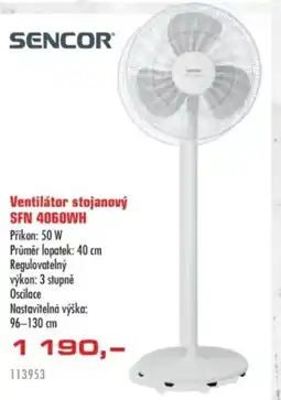 Uni Hobby Ventilátor stojanový SFN 4060WH nabídka