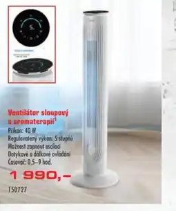 Uni Hobby Ventilátor sloupový s aromaterapií Příkon: 40 W nabídka