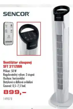 Uni Hobby Ventilátor sloupový SFT 3112WH nabídka
