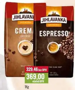 Ratio JIHLAVANKA ESPRESSO/CREMA 1kg nabídka