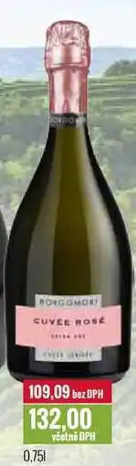 Ratio BORGOMORI CUVEE ROSÉ 0,75l nabídka