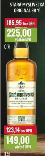 Ratio STARÁ MYSLIVECKÁ ORIGINAL 38% 0,5l, 0,7l nabídka